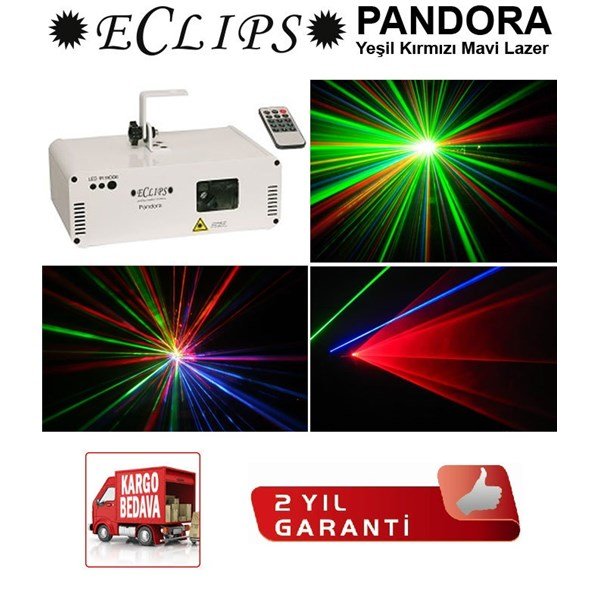 Eclips Pandora Yeşil Kırmızı Mavi Lazer