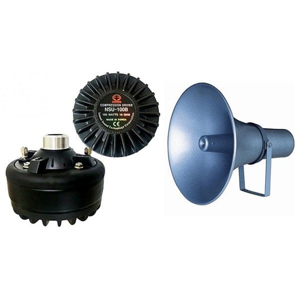 Sammi NSU-100B/16 Set 100-Watt Unit Driver + Kazan Cami Hoparlörü
