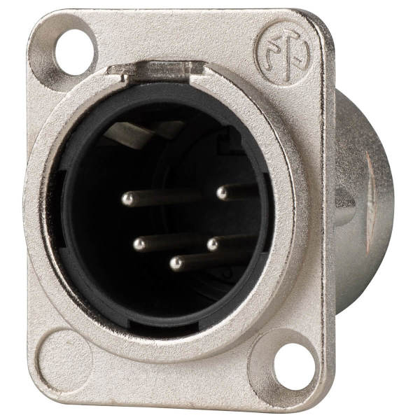 Neutrik NC5MD-L-1 5 Pin Şase Tipi Erkek XLR Konnektör