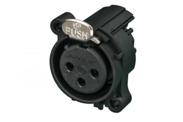 Neutrik NC3FAAH 3 Pinli Şase Tipi Dişi XLR Konnektör