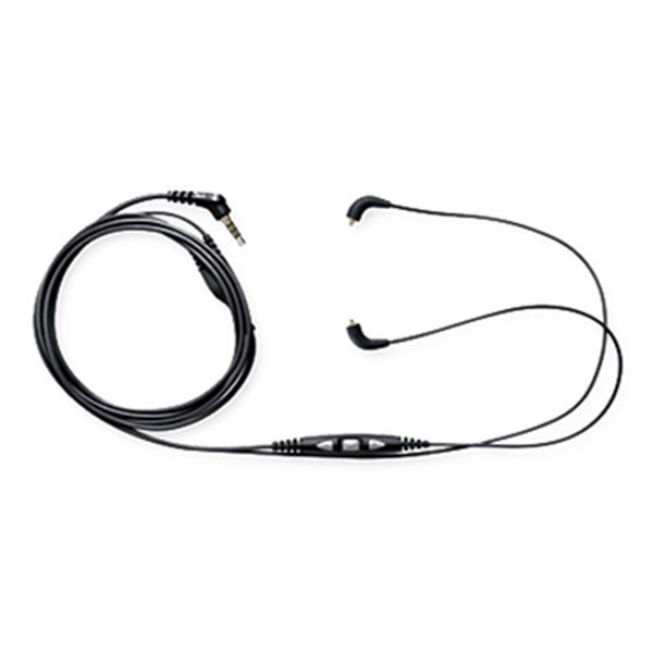 Shure CBL-M-K Music Phone Cable with Remote + Mic (One-Button Control)