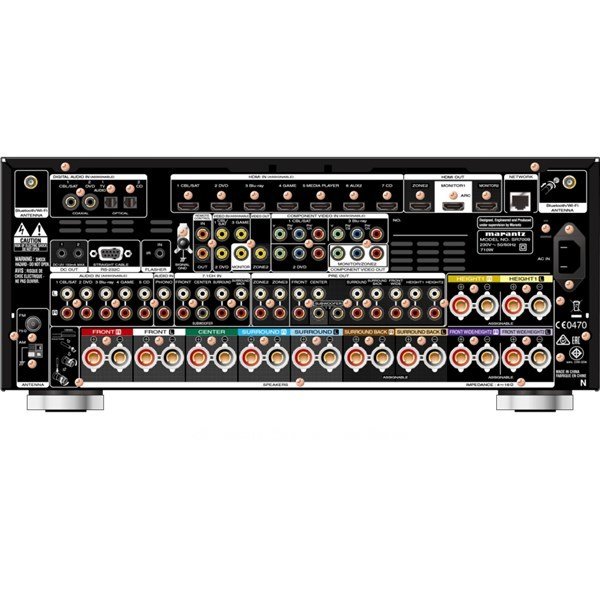 Marantz SR7009 9.2 Network Home Theater A/V Receiver (Silver Gold)