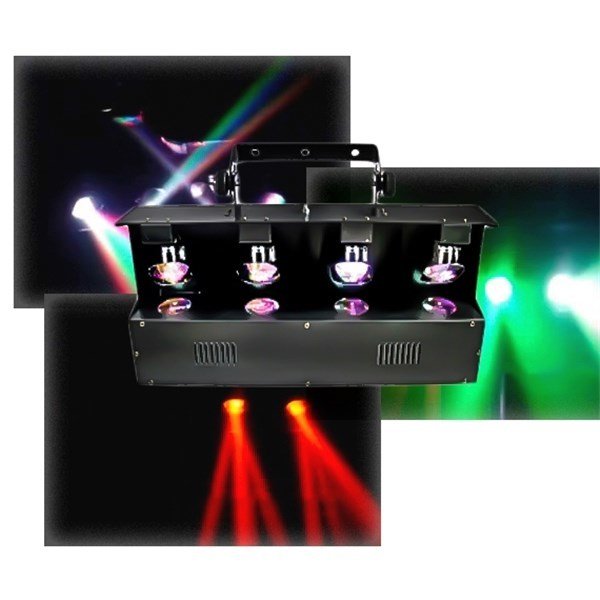 Eclips Led Quattro 4 Aynalı Led Efekt Işık