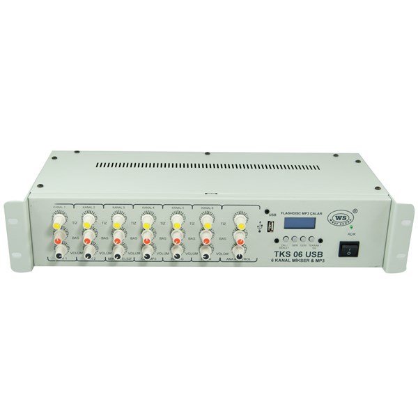 West TKS 06 USB 6 Kanal Mikser