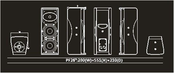 AudioCenter PF 26+ Pasif Kabin Hoparlör