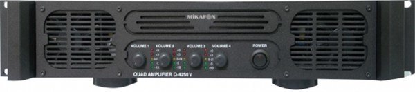 Mikafon Q4250V - 4x300W/100V Power Anfi