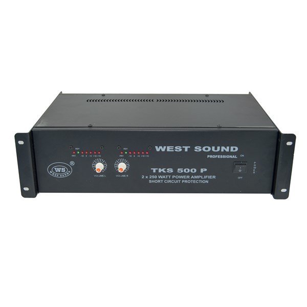 West Sound TKS 500 P 2x250W Stereo Güç Amplifikatörü