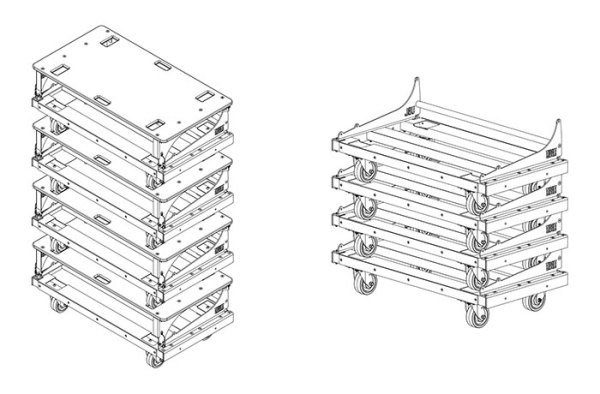 Jbl VTX A12 VT Vertical Transporter