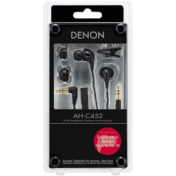 Denon AH-C 452 (Siyah) Dinamik Kulak İçi Kulaklık