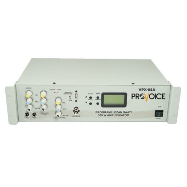 Provoice VPX-08A Amfi Tipi Ezan Saati Ezanmatik