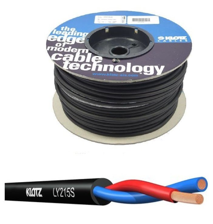 Klotz LY215S 2 x 1.5 mm 100 Metre Hoparlör Kablosu