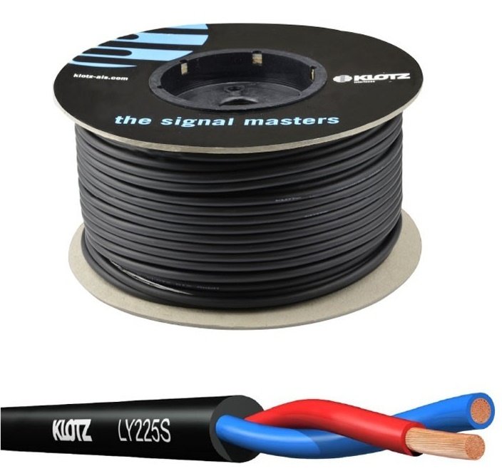 Klotz LY225S 2 x 2.5 mm 100 Metre Hoparlör Kablosu