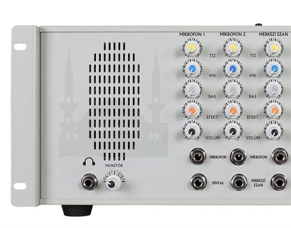 Provoice VPX-EZN-800E Efektli 2x400 Watt Ezan Mikser Amplifikatörü