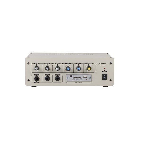 Mikafon B100U - 12V/100W Araç Tipi Ekolu Amfi USB/SD