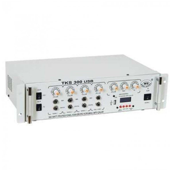 West Sound TKS 250 USB TR 6 Kanal 250W 100V Mikser Amfi