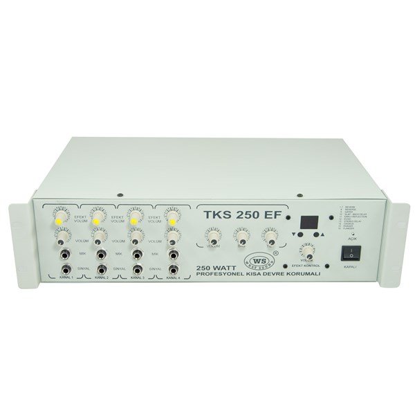 West Sound TKS 250 EF TR 6 Kanal 250W 100V Efektli Mikser Anfi