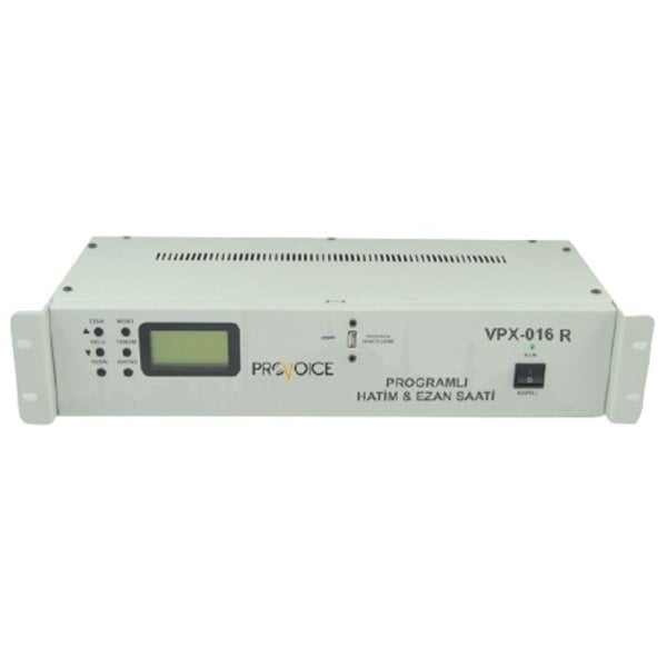 Provoice VPX-016R 220V Rack Tipi Hatim ve Ezan Okuma Cihazı