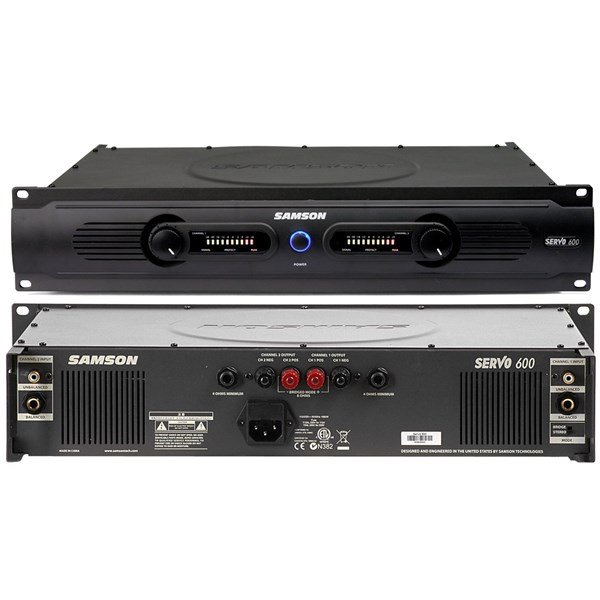Samson Servo 600 Güç Amplifikatörü 2x300W 4 ohm