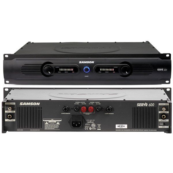 Samson Servo 600 Güç Amplifikatörü 2x300W 4 ohm
