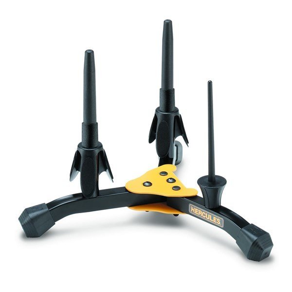 Hercules DS543BB 3lü Klarnet-Yanflüt-Pikolo Flüt Standı