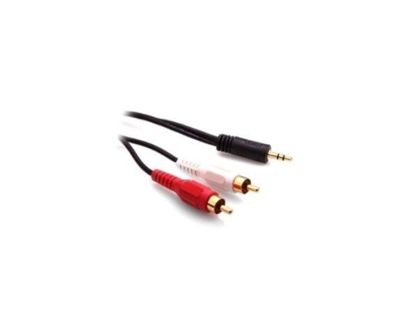 Provoice 3.5mm Stereo ve Çift RCA Erkek Jacklı Ses Kablosu