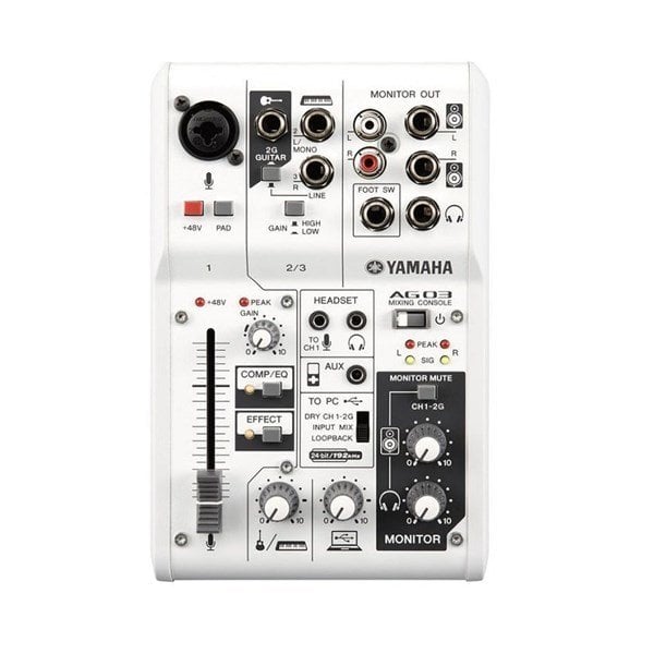 Yamaha AG-03 - 3 Kanal Efektli Deck Mikser