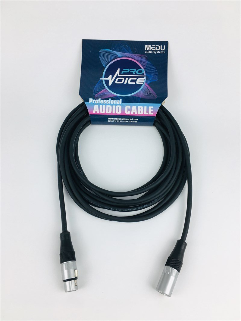 Provoice CL/MIC/3 3 Metre XLR Dişi+Erkek Mikrofon Kablosu