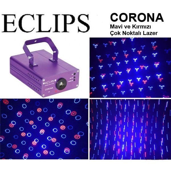 Eclips Corona Mavi Kırmızı 500 mW Çok Noktalı Lazer