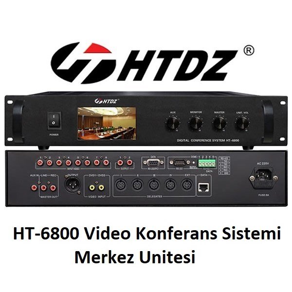 HTDZ HT-6800 Video Konferans Sistemi Merkez Unitesi