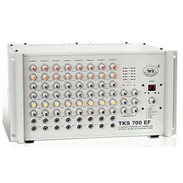 West Sound TKS 700 EF 8 Kanal 2x350W Efektli Mikser Anfi