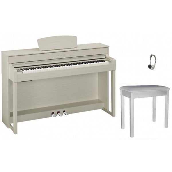 Yamaha Clavinova CLP535WA Beyaz Dişbudak Ağacı Dijital Piyano