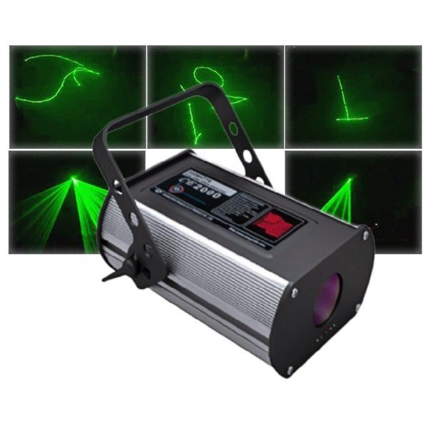 Eclips ILLUSİON Yeşil Gobo Animasyon Lazer 80 Mw