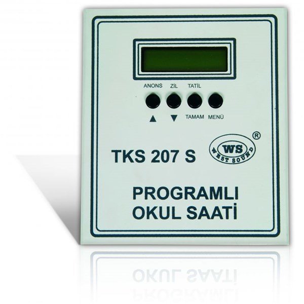 West Sound TKS 207 S USB - Programlı Usb Girişli Duvar Tipi Okul Saati