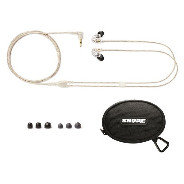 Shure SE215-CL Ses İzolasyonlu Kulakiçi Kulaklık (Şeffaf)