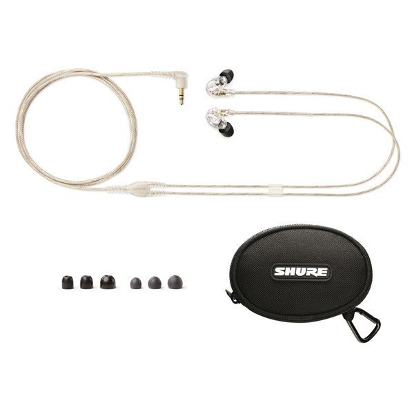 Shure SE215-CL Ses İzolasyonlu Kulakiçi Kulaklık (Şeffaf)