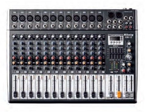 König KM-12 FX DIAMOND 12 Kanal Deck Mikser
