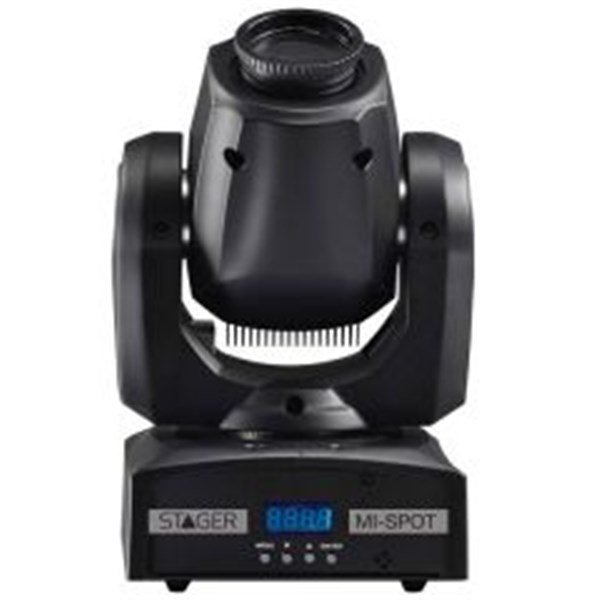 Stager MI SPOT - 1 x 18W Led 7 Renk 7 Gobo Mini Moving Head