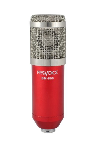 Provoice Audio BM-800 Studyo Ses Kayıt Baslangıc Paketi Kırmızı