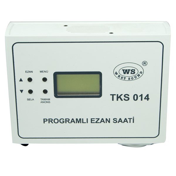 West Sound TKS 014 - Duvar Tipi Programlı Ezan Saati