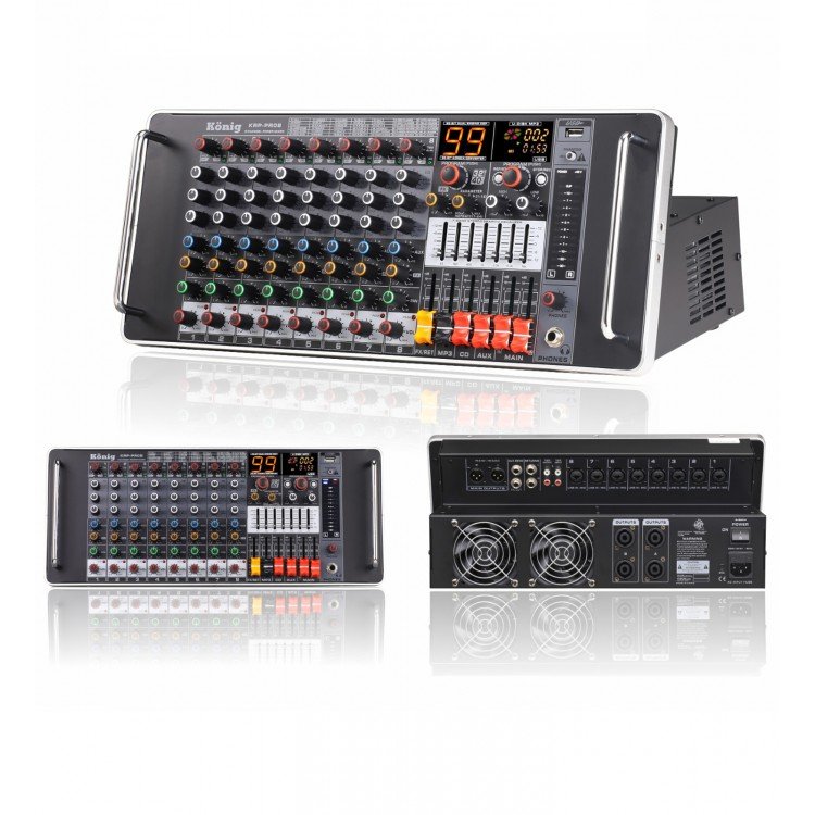 König KR-PRO8 8 Kanal Deck Mikser