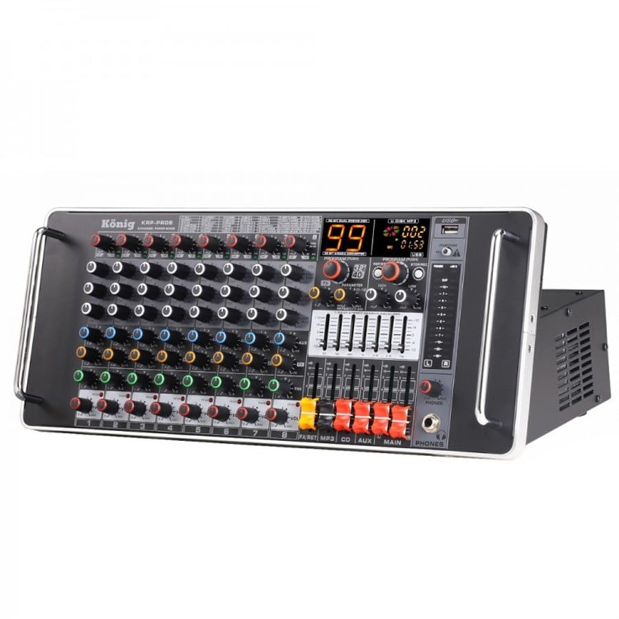 König KRP-PRO8 8 Kanal Power Mikser