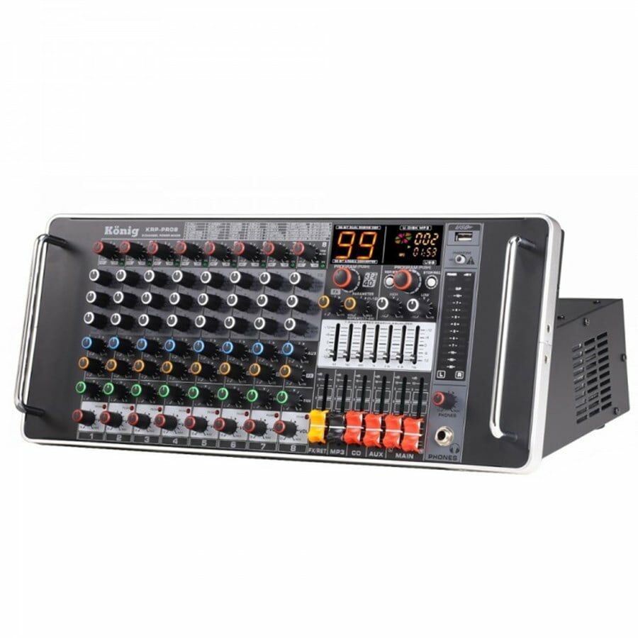 König KRP-PRO8 8 Kanal Power Mikser