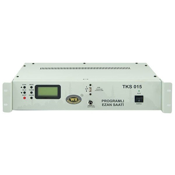 West Sound TKS 015 R - Rack Tipi Programlı Ezan Saati