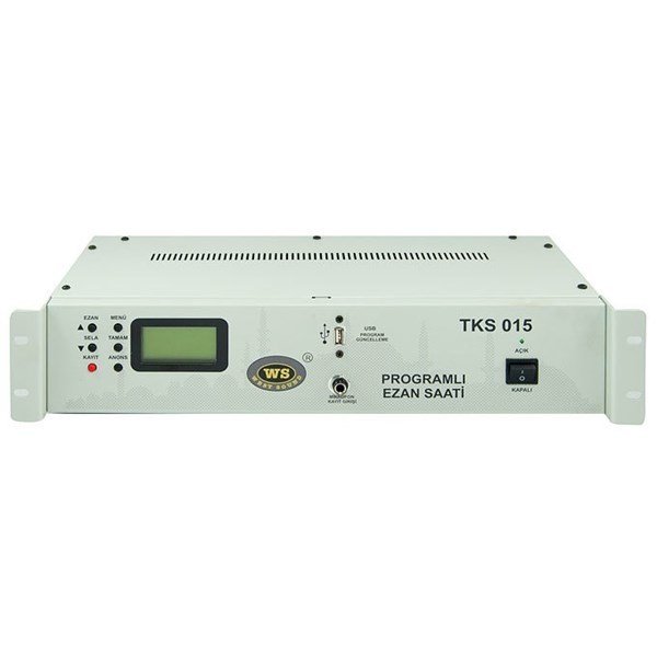 West Sound TKS 015 R - Rack Tipi Programlı Ezan Saati
