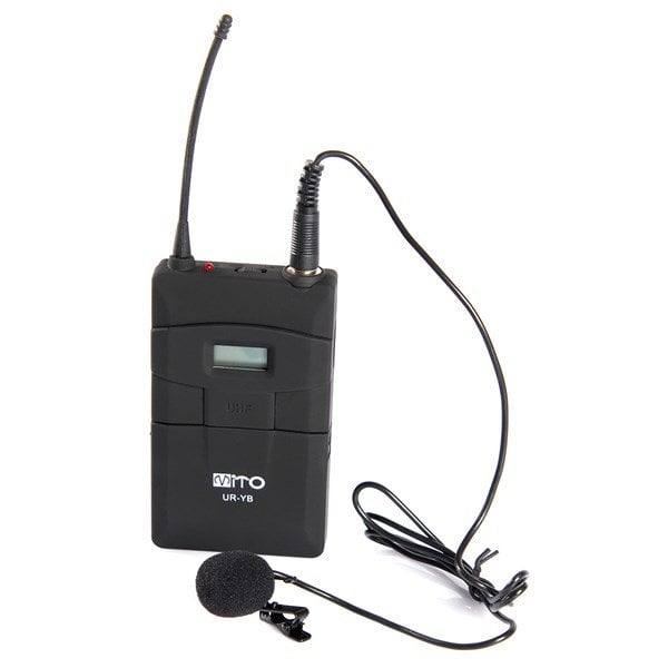 Mito URYB UHF Plastik Kasa Kafa Tipi Mikrofon ve Bodypack Seti