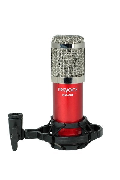 Provoice Audio BM-800 Full Studyo Bronz Ses Kayıt Seti Kırmızı