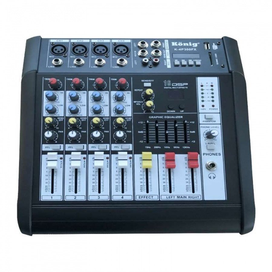 König K-4 P300 FX DIAMOND 4 Kanal Power Mikser