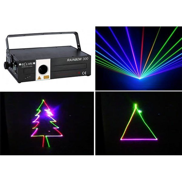Eclips Rainbow-300 7 Renk Lazer