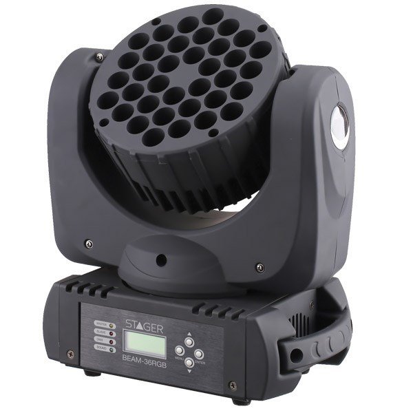 Stager BEAM 36RGB - 36 x 3W Rgbw Cree Led Moving Head Beam Efekt