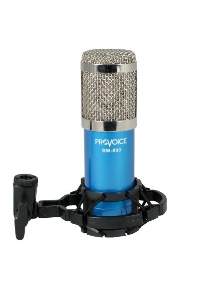 Provoice Audio BM-800 Full Studyo Üst Seviye Ses Kayıt Seti Mavi
